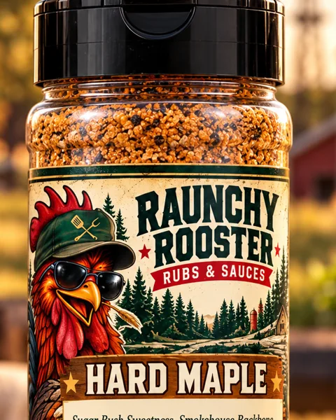 Concept packaging for Hard Maple rub