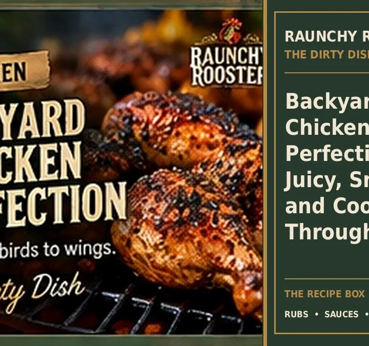 The Dirty Dish · Backyard Chicken Perfection: Juicy, Smoky, and Cooked Through