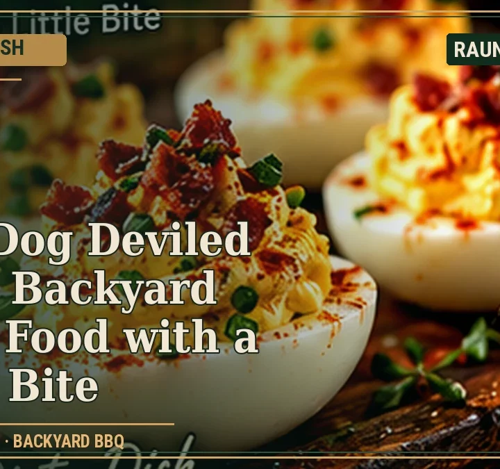 The Dirty Dish · Bird Dog Deviled Eggs: Backyard Party Food with a Little Bite