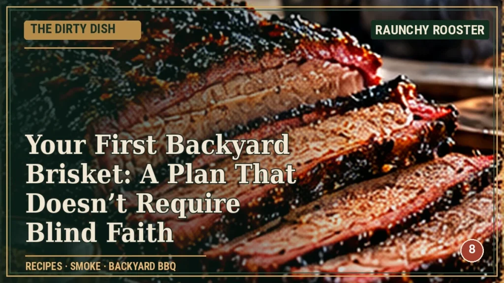 The Dirty Dish · Your First Backyard Brisket: A Plan That Doesn’t Require Blind Faith