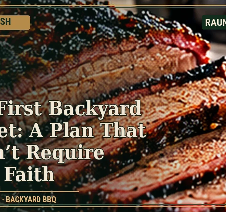 The Dirty Dish · Your First Backyard Brisket: A Plan That Doesn’t Require Blind Faith