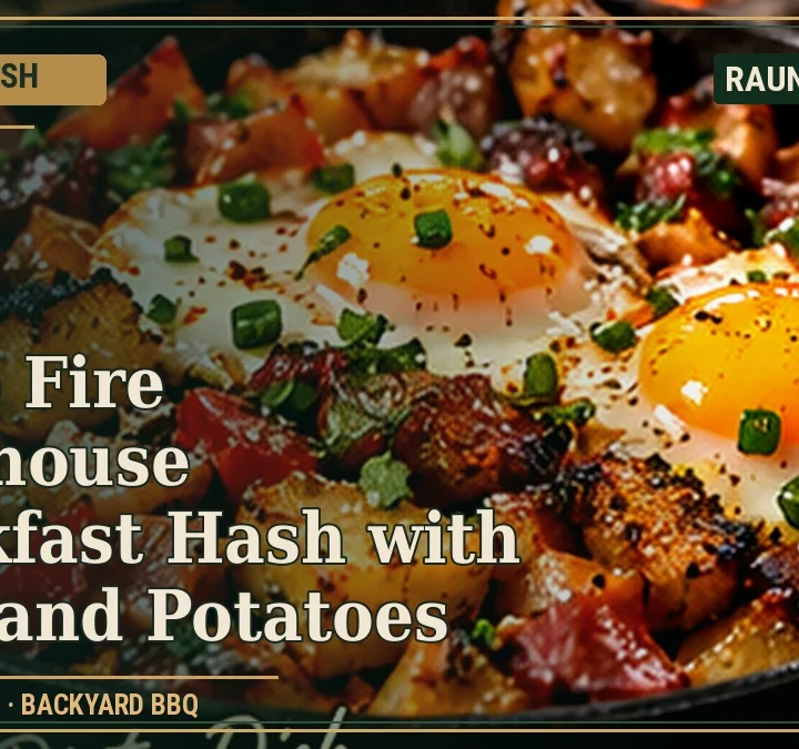 The Dirty Dish · Camp Fire Farmhouse Breakfast Hash with Eggs and Potatoes