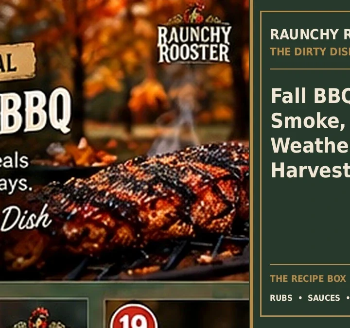 The Dirty Dish · Fall BBQ: Smoke, Sweater Weather, and Harvest Flavors