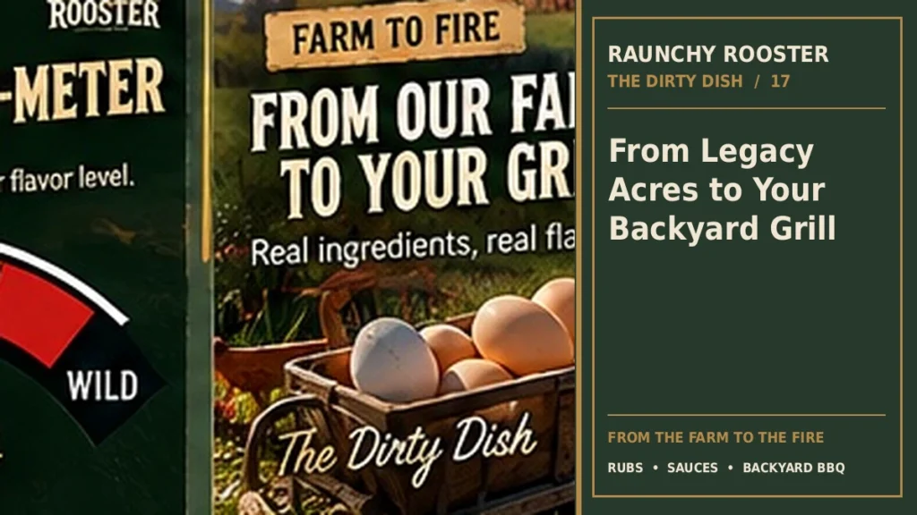 The Dirty Dish · From Legacy Acres to Your Backyard Grill