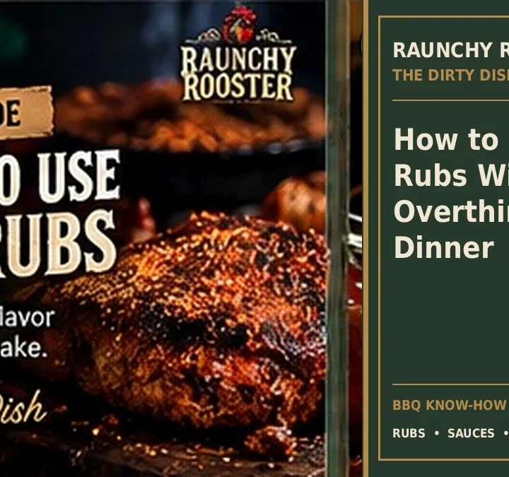 The Dirty Dish · How to Use Dry Rubs Without Overthinking Dinner