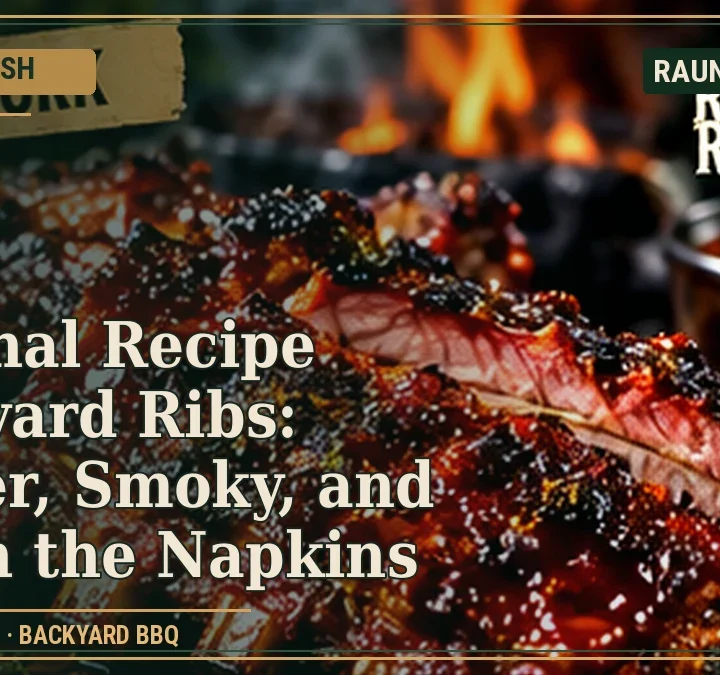 The Dirty Dish · Original Recipe Backyard Ribs: Tender, Smoky, and Worth the Napkins