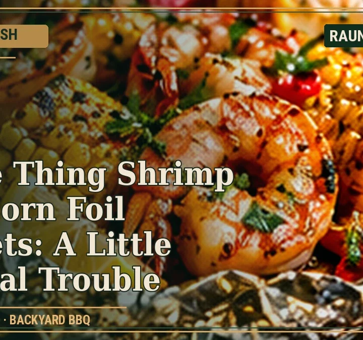 The Dirty Dish · Shore Thing Shrimp and Corn Foil Packets: A Little Coastal Trouble