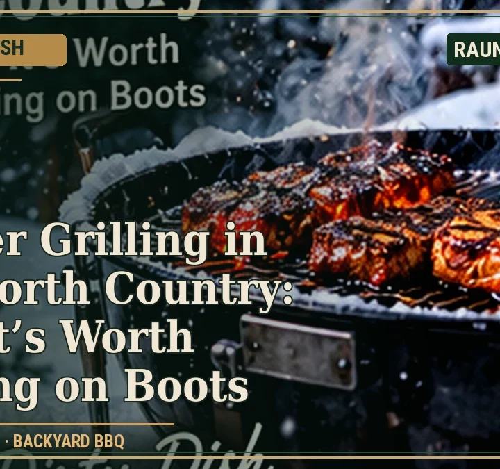 The Dirty Dish · Winter Grilling in the North Country: Yes, It’s Worth Putting on Boots